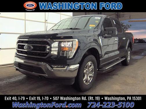 Antimatter Blue Metallic 2022 Ford F-150 XLT
