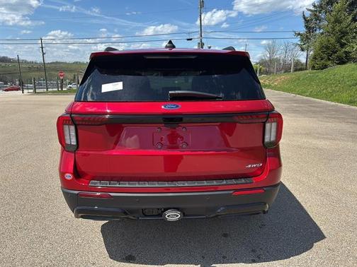 Rapid Red Metallic Tinted Clearcoat 2026 Ford Explorer ST-Line