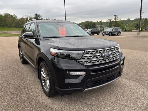 Agate Black 2021 Ford Explorer Limited