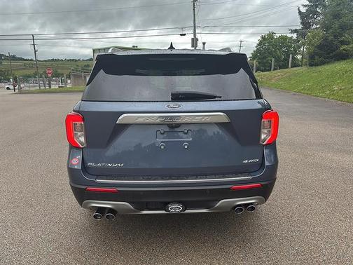 Infinite Blue Metallic Tinted Clearcoat 2021 Ford Explorer Platinum