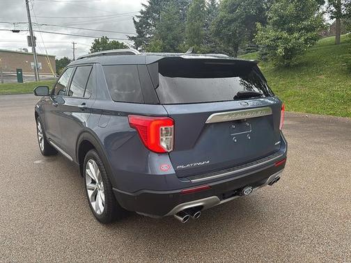 Infinite Blue Metallic Tinted Clearcoat 2021 Ford Explorer Platinum