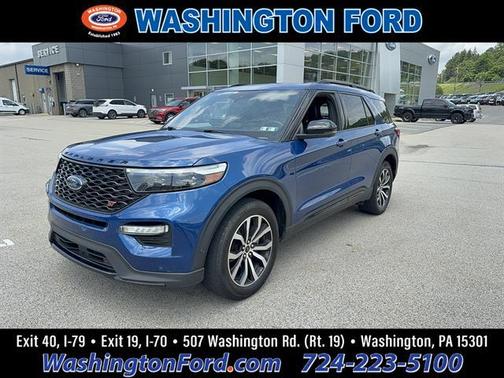 Atlas Blue Metallic 2020 Ford Explorer ST