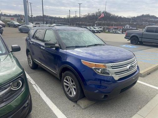 Deep Impact Blue Metallic 2015 Ford Explorer XLT