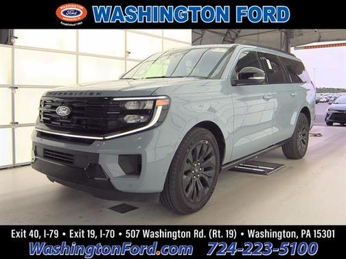Glacier Gray Metallic TriCoat 2025 Ford Expedition Max Platinum
