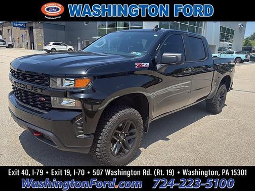 Black 2021 Chevrolet Silverado 1500 Custom Trail Boss
