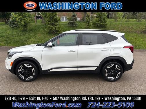 Snow White Pearl 2024 Kia Seltos SX Turbo