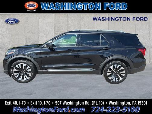 Agate Black 2027 Ford Explorer Platinum