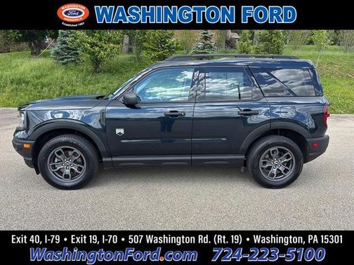 Alto Blue Metallic Tinted Clearcoat 2023 Ford Bronco Sport Big Bend
