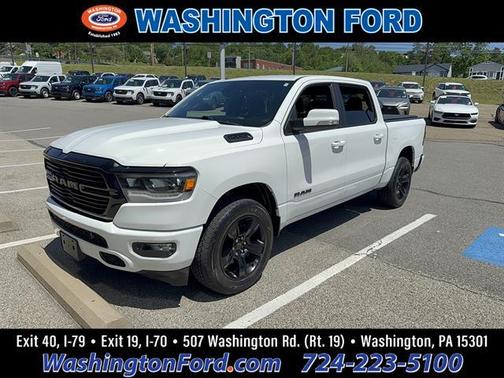 Bright White Clearcoat 2020 RAM 1500 Big Horn/Lone Star