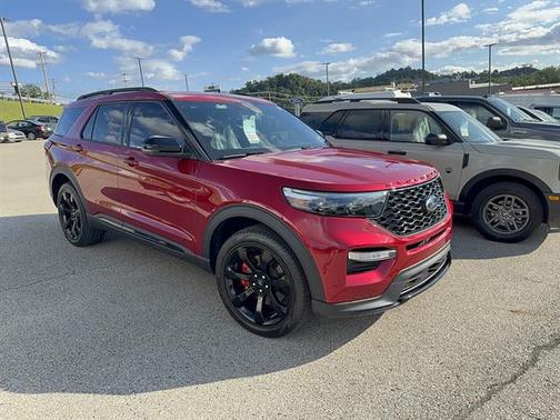 Rapid Red Metallic Tinted Clearcoat 2023 Ford Explorer ST