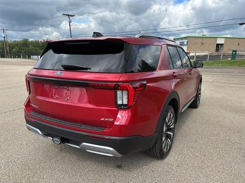 Rapid Red Metallic Tinted Clearcoat 2026 Ford Explorer Platinum