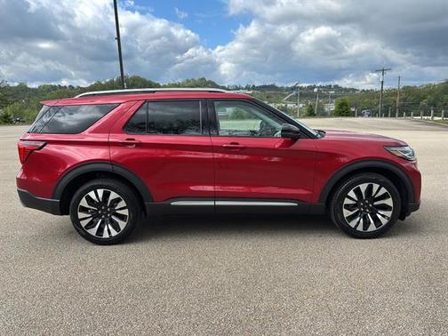 Rapid Red Metallic Tinted Clearcoat 2026 Ford Explorer Platinum