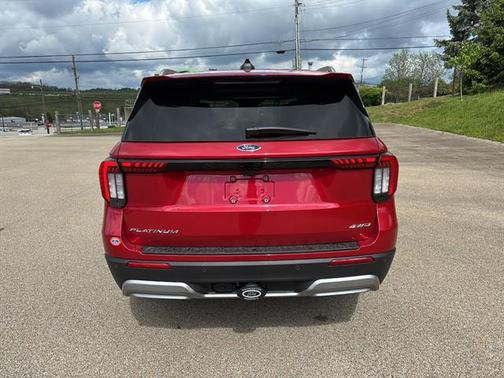 Rapid Red Metallic Tinted Clearcoat 2026 Ford Explorer Platinum