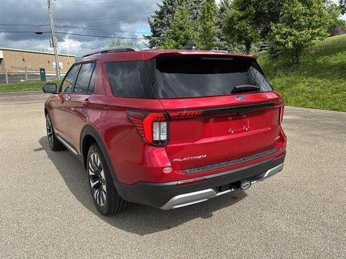 Rapid Red Metallic Tinted Clearcoat 2026 Ford Explorer Platinum