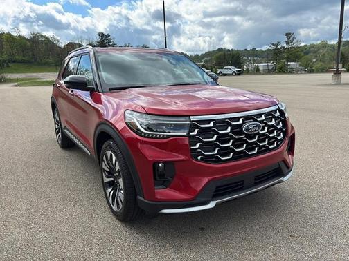 Rapid Red Metallic Tinted Clearcoat 2026 Ford Explorer Platinum