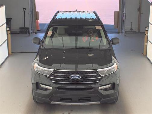 Forged Green Metallic 2023 Ford Explorer XLT