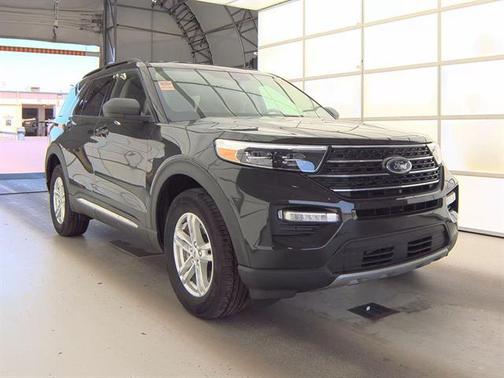 Forged Green Metallic 2023 Ford Explorer XLT