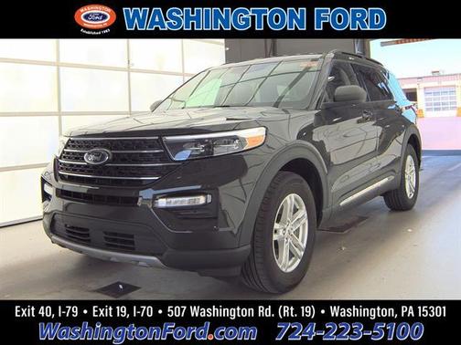Forged Green Metallic 2023 Ford Explorer XLT