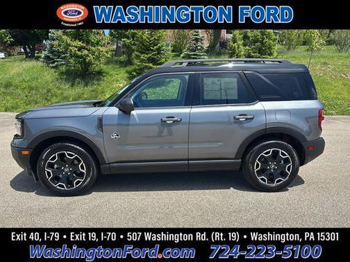 Carbonized Gray Metallic 2025 Ford Bronco Sport Outer Banks
