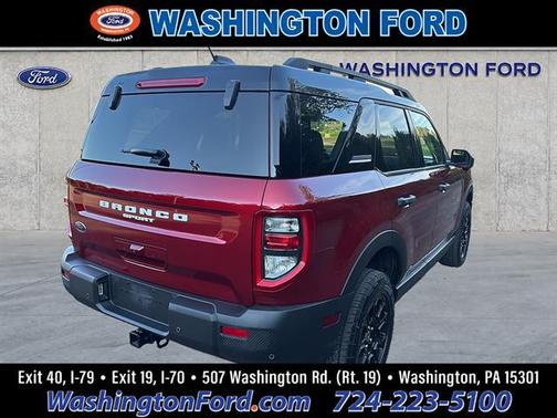 Ruby Red Metallic Tinted Clearcoat 2025 Ford Bronco Sport Badlands