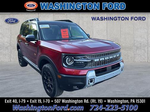 Ruby Red Metallic Tinted Clearcoat 2025 Ford Bronco Sport Badlands