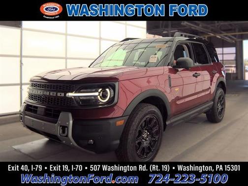 Ruby Red Metallic Tinted Clearcoat 2025 Ford Bronco Sport Badlands