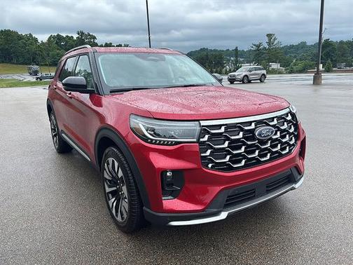 Rapid Red Metallic Tinted Clearcoat 2026 Ford Explorer Platinum