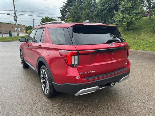 Rapid Red Metallic Tinted Clearcoat 2026 Ford Explorer Platinum