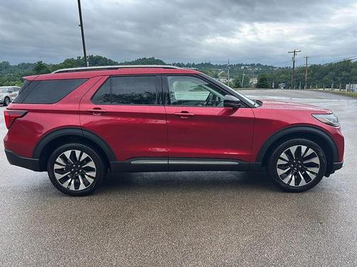 Rapid Red Metallic Tinted Clearcoat 2026 Ford Explorer Platinum