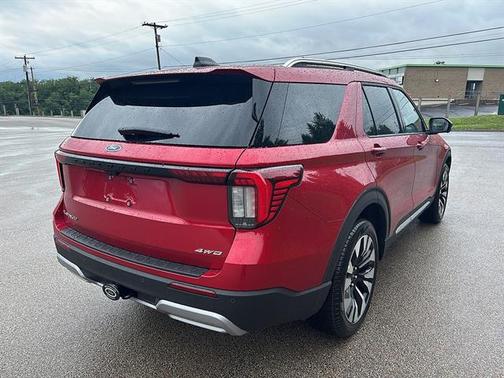 Rapid Red Metallic Tinted Clearcoat 2026 Ford Explorer Platinum