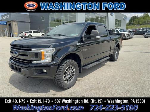 Shadow Black 2018 Ford F-150 XLT