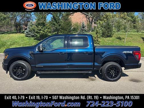 Antimatter Blue Metallic 2025 Ford F-150 XLT
