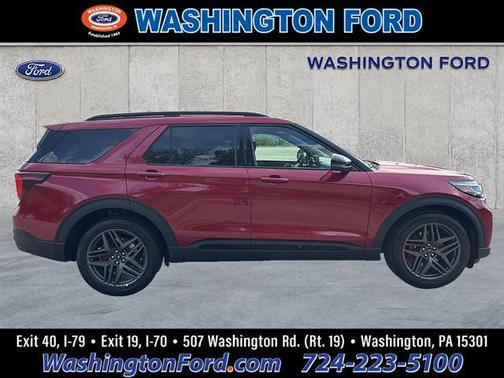Ruby Red Metallic Tinted Clearcoat 2027 Ford Explorer ST