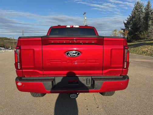 Rapid Red Metallic Tinted Clearcoat 2025 Ford F-150 Platinum