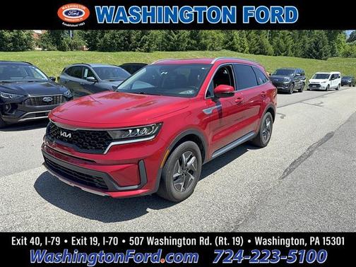 Runway Red 2022 Kia Sorento Hybrid S