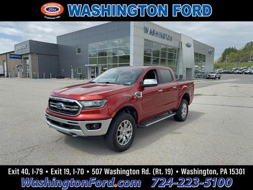 Hot Pepper Red Metallic Tinted Clearcoat 2022 Ford Ranger LARIAT