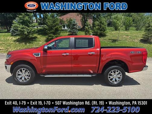 Hot Pepper Red Metallic Tinted Clearcoat 2022 Ford Ranger LARIAT