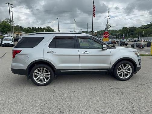 White Platinum Metallic Tri-Coat 2016 Ford Explorer Limited