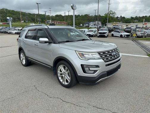 White Platinum Metallic Tri-Coat 2016 Ford Explorer Limited