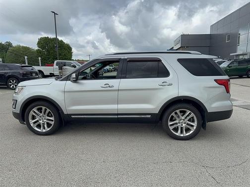 White Platinum Metallic Tri-Coat 2016 Ford Explorer Limited