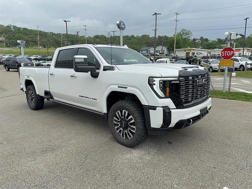 White Frost Tricoat 2025 GMC Sierra 3500 Denali