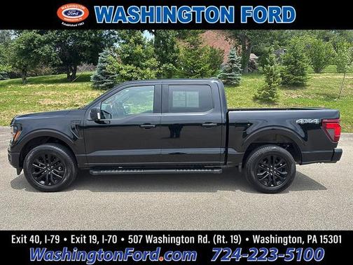 Agate Black Metallic 2025 Ford F-150 XLT