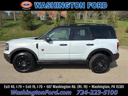 Space White Metallic 2026 Ford Bronco Sport Badlands SUV