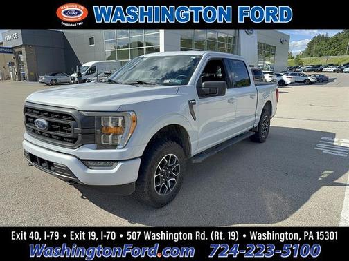 Space White Metallic 2021 Ford F-150 XLT