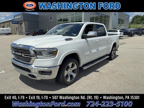 Bright White Clearcoat 2021 RAM 1500 Laramie