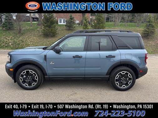 Azure Gray Metallic Tri-Coat 2026 Ford Bronco Sport Outer Banks SUV