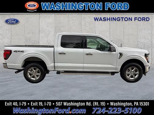 Space White Metallic 2025 Ford F-150 XLT