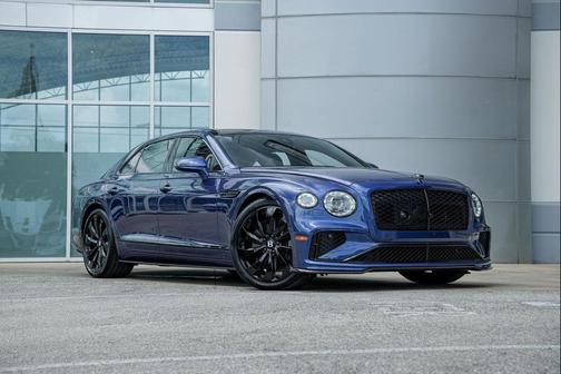 Moroccan Blue 2025 Bentley Flying Spur Black Edition
