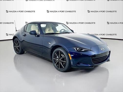 Deep Crystal Blue Mica 2026 Mazda MX-5 Miata RF Grand Touring Auto