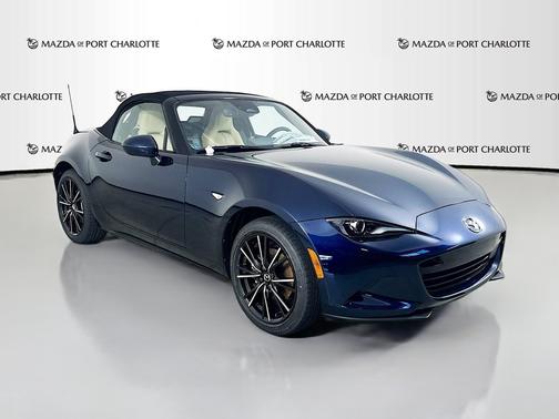 Deep Crystal Blue Mica 2026 Mazda MX-5 Miata Grand Touring Auto